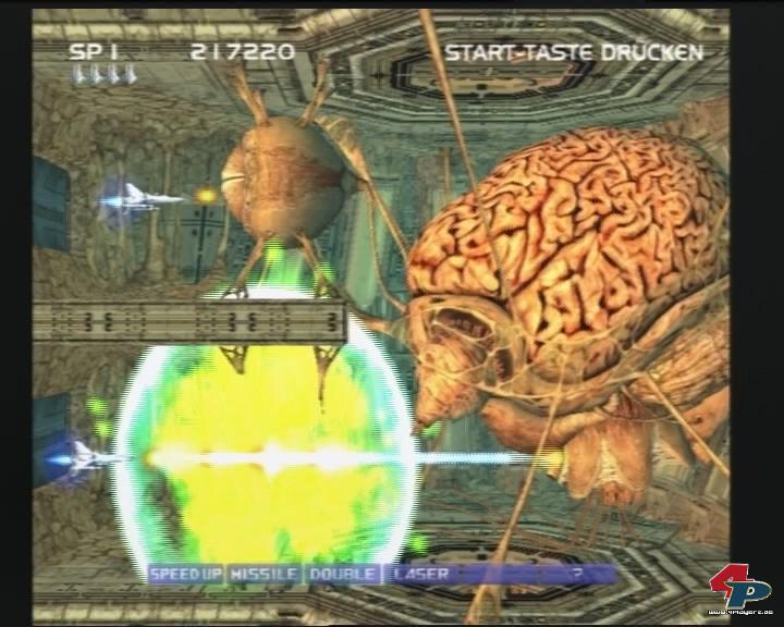 Das Leveldesign geh&ouml;rt zum besten, was das Genre der Arcade-Shooter gegenw&auml;rtig zu bieten hat! Zwei Spieler d&uuml;rfen gleichzeitig ran.