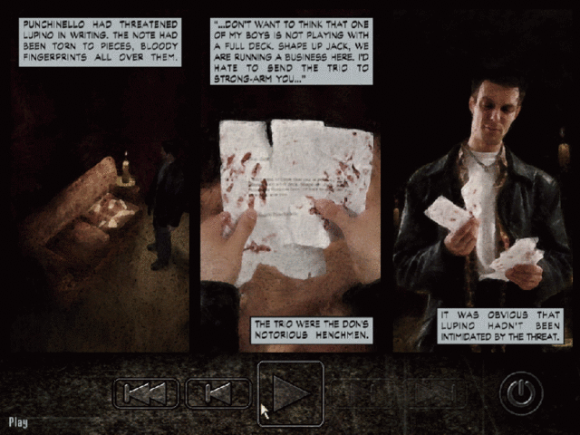 Die d&uuml;stere Story wird von filmischen Stilmitteln bereichert - es weht ein hauch Film noir.