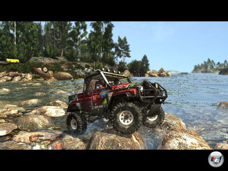 Die Unebenheiten verlangen oft gef&uuml;hlvollen Umgang mit dem Gaspedal.