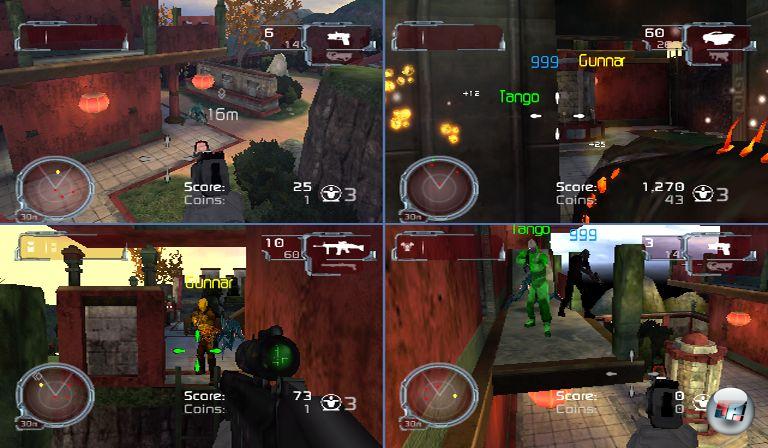 Neu: Der Splitscreen erlaubt auch lokale Baller-Sessions. Neu: Der Splitscreen erlaubt auch lokale Baller-Sessions.