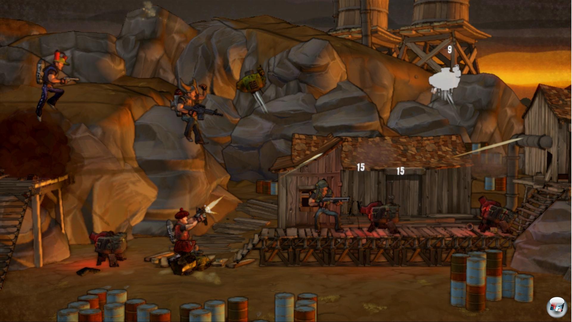 Der gef&auml;llige Comic-Grafikstil erinnert an ein 2D-Borderlands, wirkt aber zum Teil sehr verwaschen.