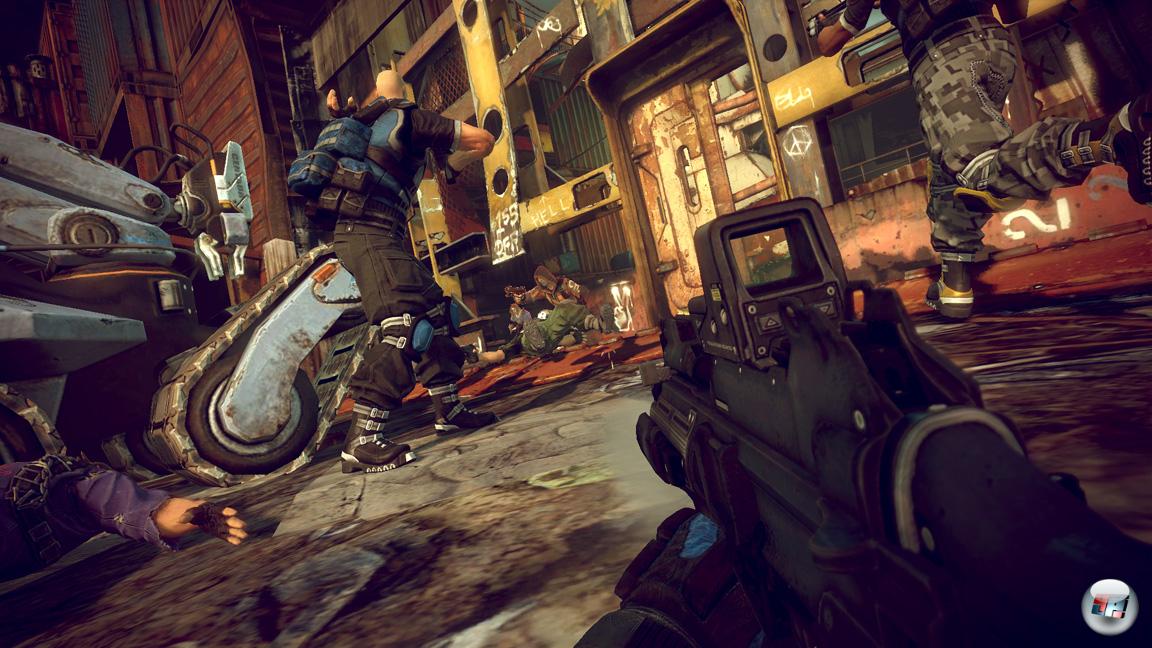 Brink sieht gut, aber nicht &uuml;berragend aus. Es wird vor allem vom gro&szlig;artigen Artdesign getragen.