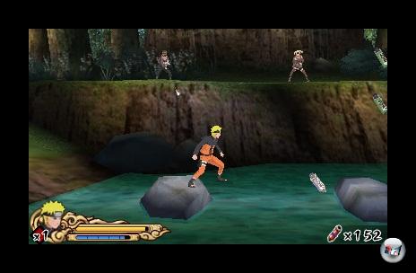 Naruto h&uuml;pft und k&auml;mpft sich immer wieder durch dieselben acht Levels.
