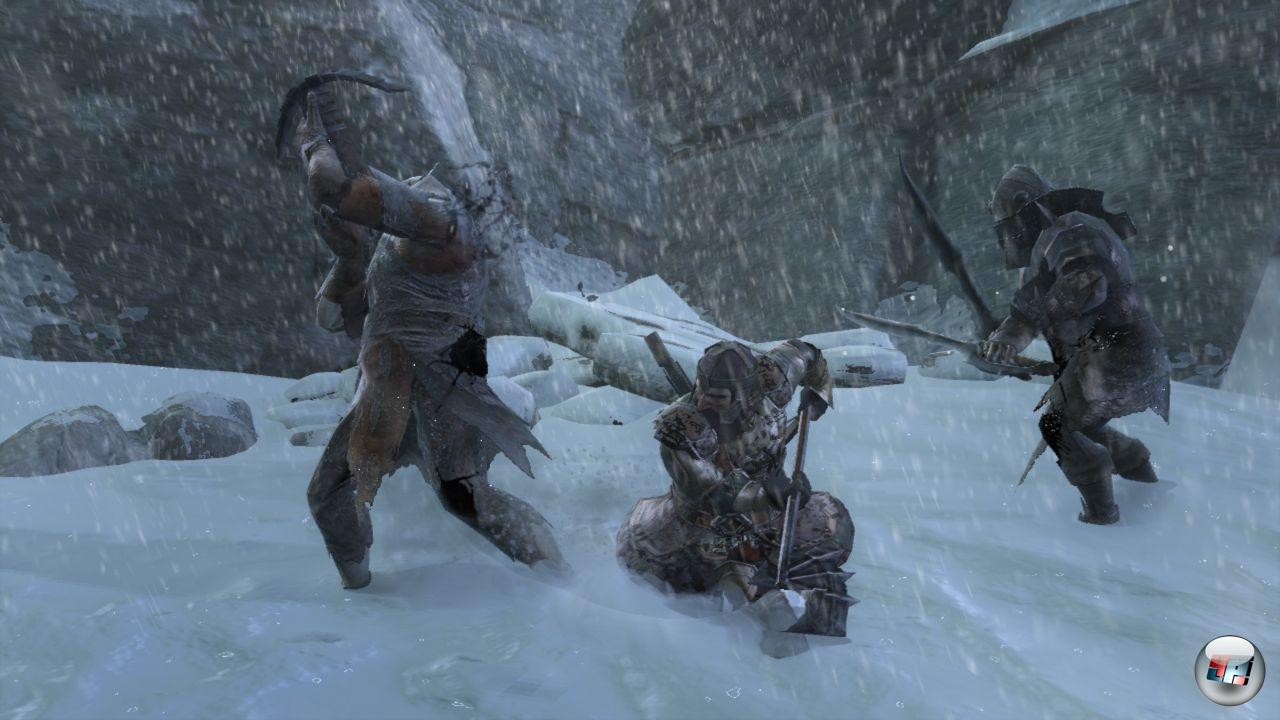 Brachiale Scharmützel im großen Mittelerde: In Krieg im Norden steckt der Geist von Baldur's Gate: Dark Alliance - moderner Zeitgeist hätte ihm besser gestanden. Brachiale Scharmützel im großen Mittelerde: In Krieg im Norden steckt der Geist von Baldur's Gate: Dark Alliance - moderner Zeitgeist hätte ihm besser gestanden.