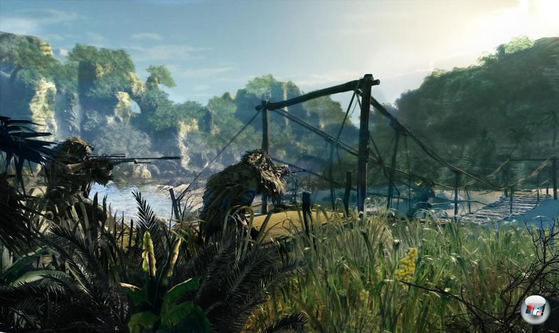 Die Chrome Engine 4 erschafft eine glaubw&uuml;rdige Inselwelt mit dichter Vegetation, aber leider auch mit h&auml;ufigen Ruckeleinlagen.