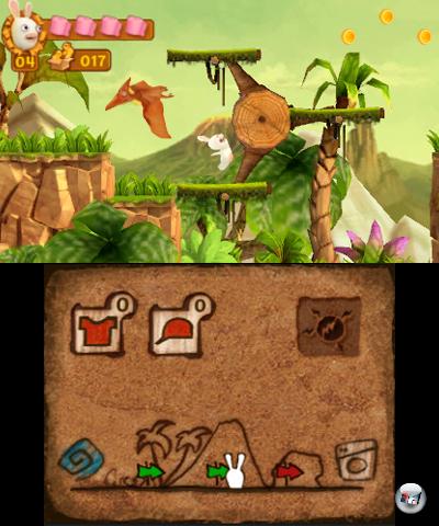 Die Präsentation ist putzig, der 3D-Effekt durch verschieden tiefe Scrollebenen sehr ansehnlich - spielerisch haben die Hasen aber weitaus weniger auf dem Kasten. Die Präsentation ist putzig, der 3D-Effekt durch verschieden tiefe Scrollebenen sehr ansehnlich - spielerisch haben die Hasen aber weitaus weniger auf dem Kasten.