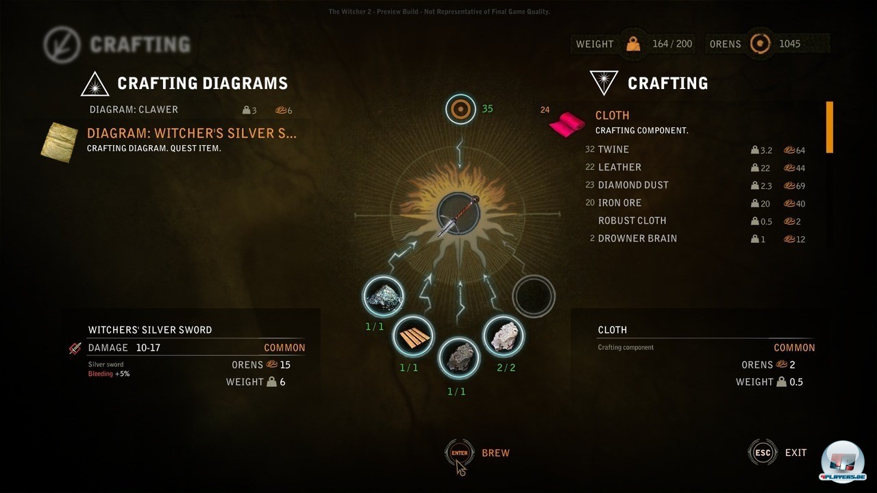 Es gibt zig Zutaten, um Rüstungen und Waffen herzustellen oder zu verbessern. Es gibt zig Zutaten, um Rüstungen und Waffen herzustellen oder zu verbessern.
