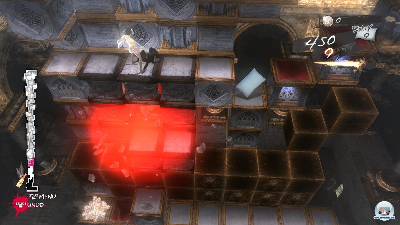 Die Kletterpassagen werden später mit Schikane-Blöcken wie Fallen oder Bomben aufgepeppt. Die Kletterpassagen werden später mit Schikane-Blöcken wie Fallen oder Bomben aufgepeppt.