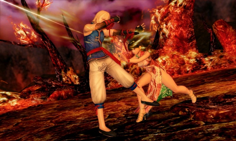 Technisch erinnert DoA: Dimensions an eine Mischung der PS2- und Xbox-Spiele - und läuft wahlweise mit 30 oder 60 fps. Technisch erinnert DoA: Dimensions an eine Mischung der PS2- und Xbox-Spiele - und läuft wahlweise mit 30 oder 60 fps.