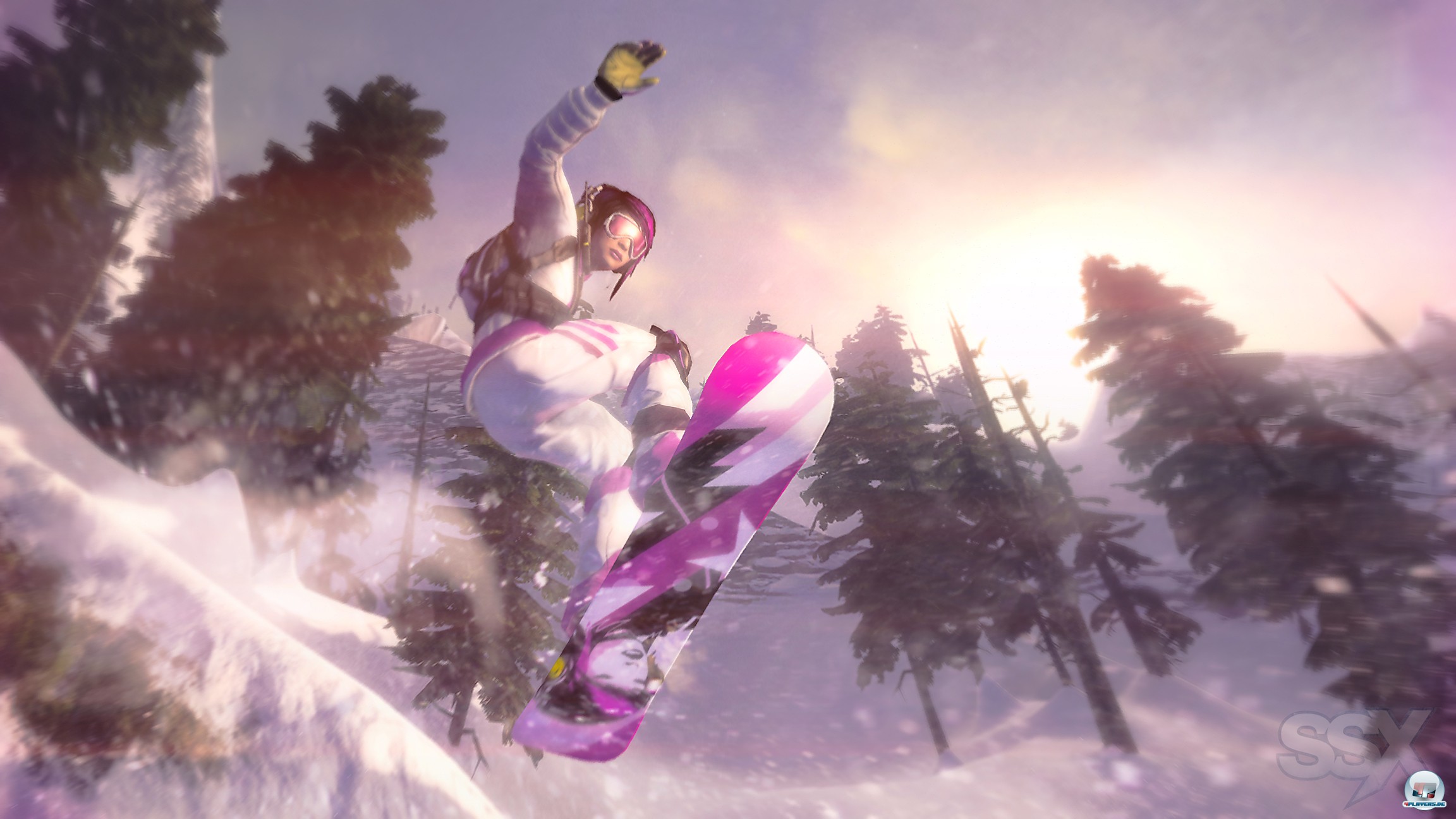 Die Boarder lassen sich mit allerlei Schnickschnack ausr&uuml;sten. Eigene Figuren k&ouml;nnen nicht erstellt werden.