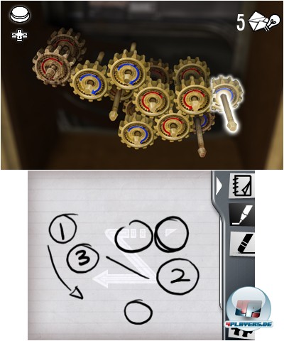 Die Notizfunktion ist bei manchen Rätseln ungemein praktisch. Die Notizfunktion ist bei manchen Rätseln ungemein praktisch.