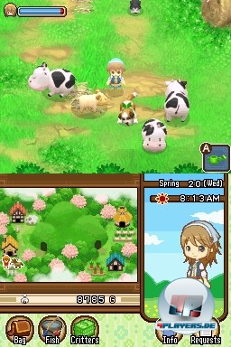 ...oder Viehzucht. Später darf man aber auch beides betreiben. (DS-Screenshot) ...oder Viehzucht. Später darf man aber auch beides betreiben. (DS-Screenshot)