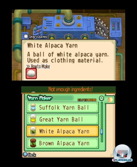 Mit gen&uuml;gend Kleingeld lassen sich allerlei n&uuml;tzliche Maschinen kaufen. Anders als auf diesem Bild sind die Texte &uuml;brigens komplett eingedeutscht. (3DS-Screenshot).