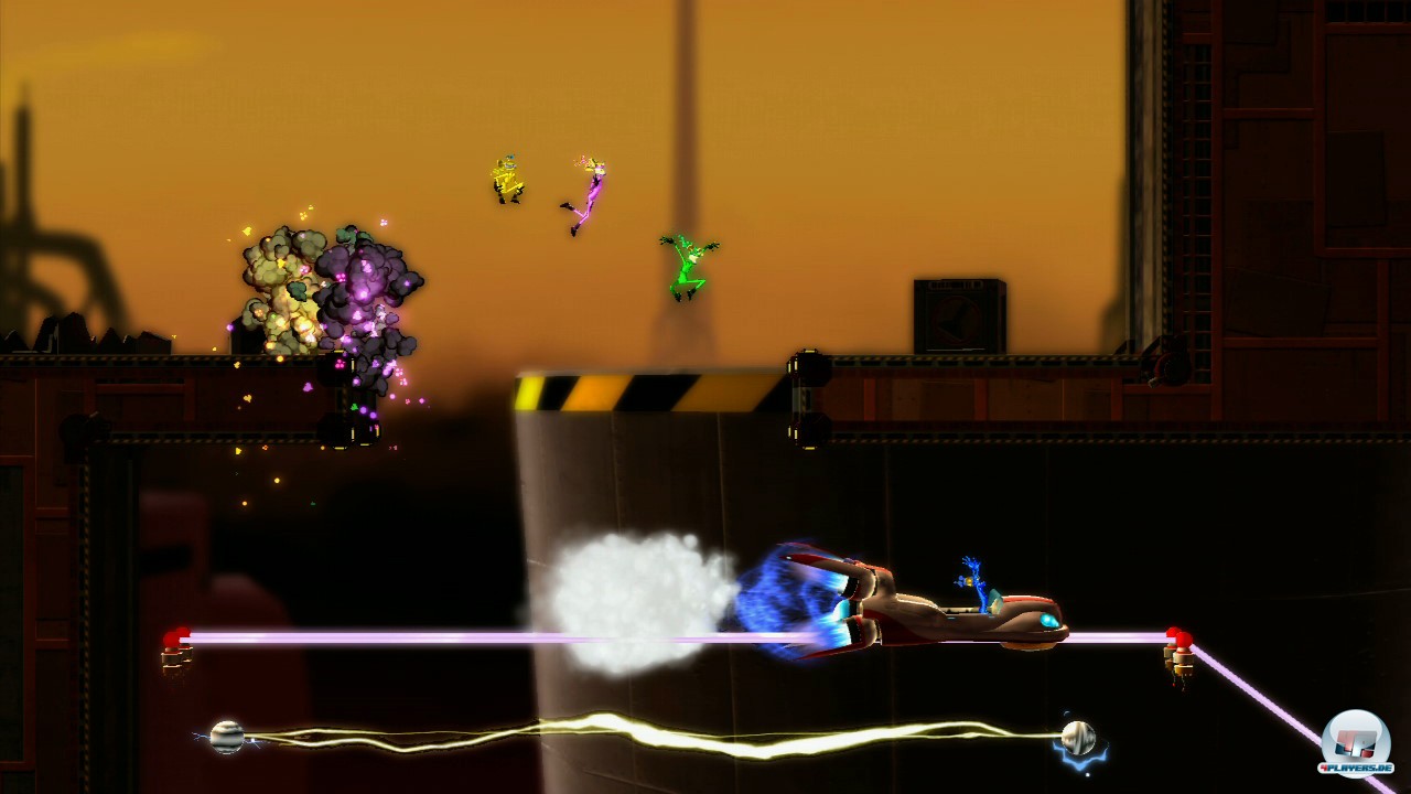 Zu viert wird's schnell sehr hektisch und un&uuml;bersichtlich.