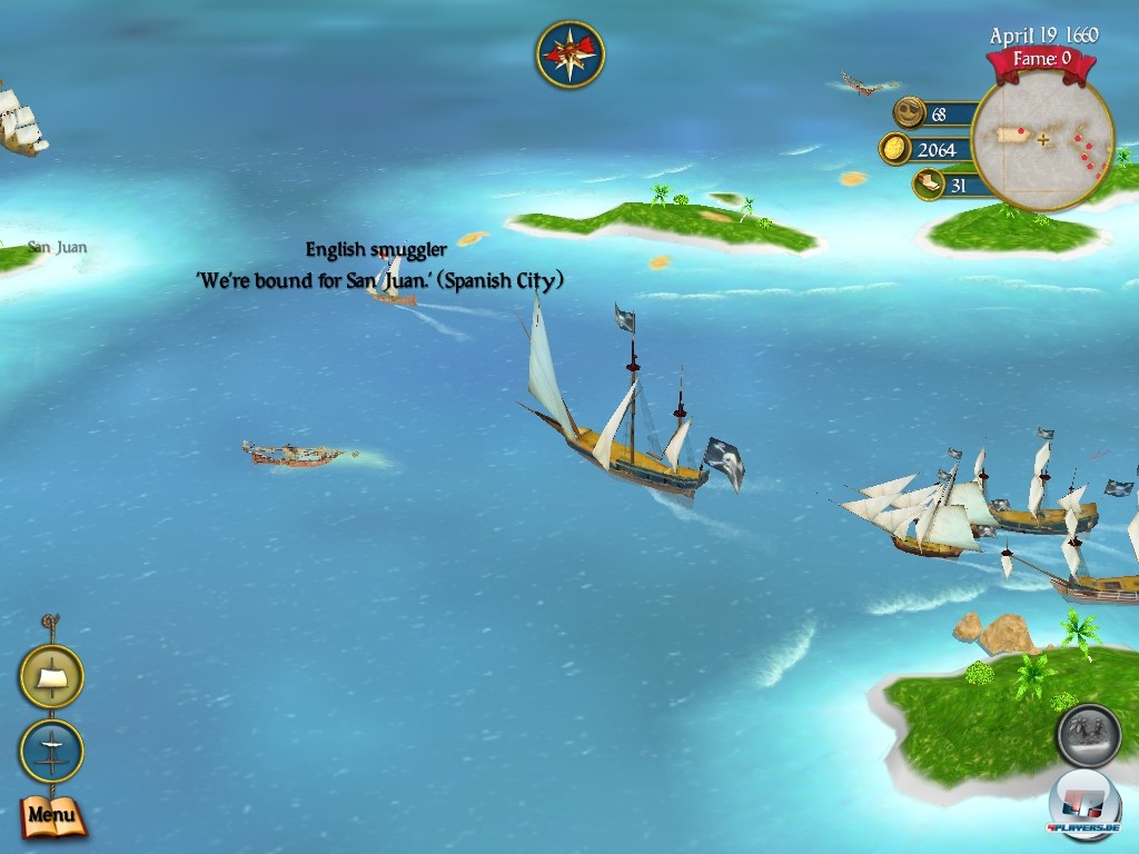 Und da kuttern sie schon wieder, dieses Mal in iPad-Gew&auml;ssern: Pirates ist immer noch ein spa&szlig;iges Spiel, aber ein h&uuml;bsches schon lange nicht mehr.