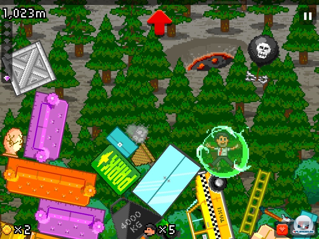 Sieben Level muss man im Story-Modus meistern. Sieben Level muss man im Story-Modus meistern.