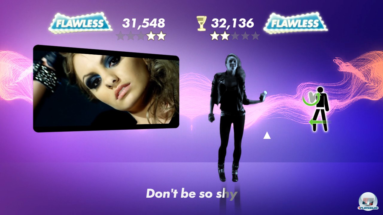 Die Spielmechanik leidet unter Schwächen. Echtes Tanzen ist nicht nötig - oft reichen Fuchteln oder das Einnehmen bestimmter Controller-Positionen. Die Spielmechanik leidet unter Schwächen. Echtes Tanzen ist nicht nötig - oft reichen Fuchteln oder das Einnehmen bestimmter Controller-Positionen.