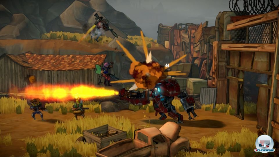 Bis zu vier Spieler d&uuml;rfen gleichzeitig loslegen - und so macht SMR auch am meisten Spa&szlig;.