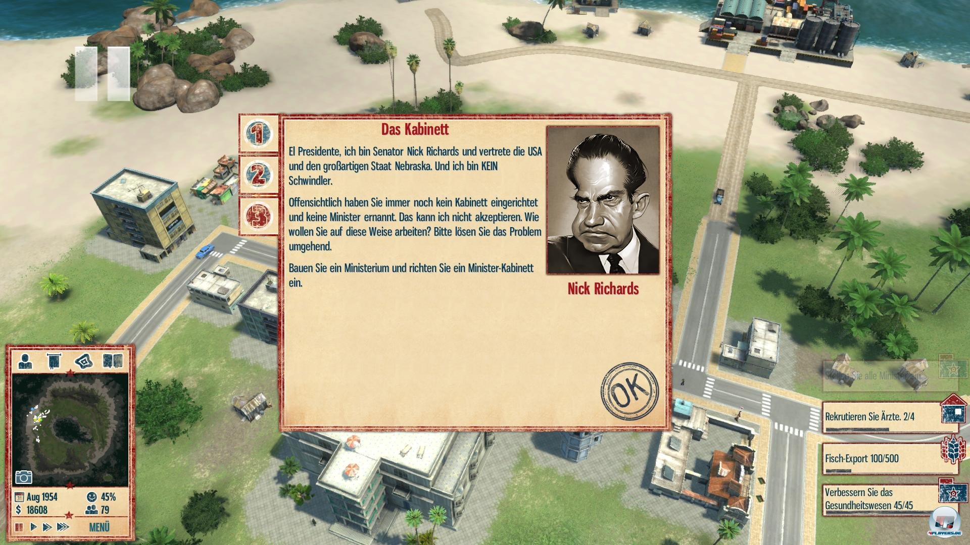 Alle wollen eine Empfang bei Minister. Aber schmälern sie nicht die Allmacht El Presidentes? Alle wollen eine Empfang bei Minister. Aber schmälern sie nicht die Allmacht El Presidentes?