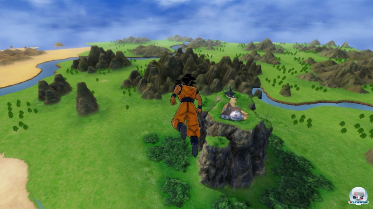 Im Story- und Heldenmodus kann man zwischen den K&auml;mpfen frei umherfliegen - viel zu entdecken gibt es aber nicht.