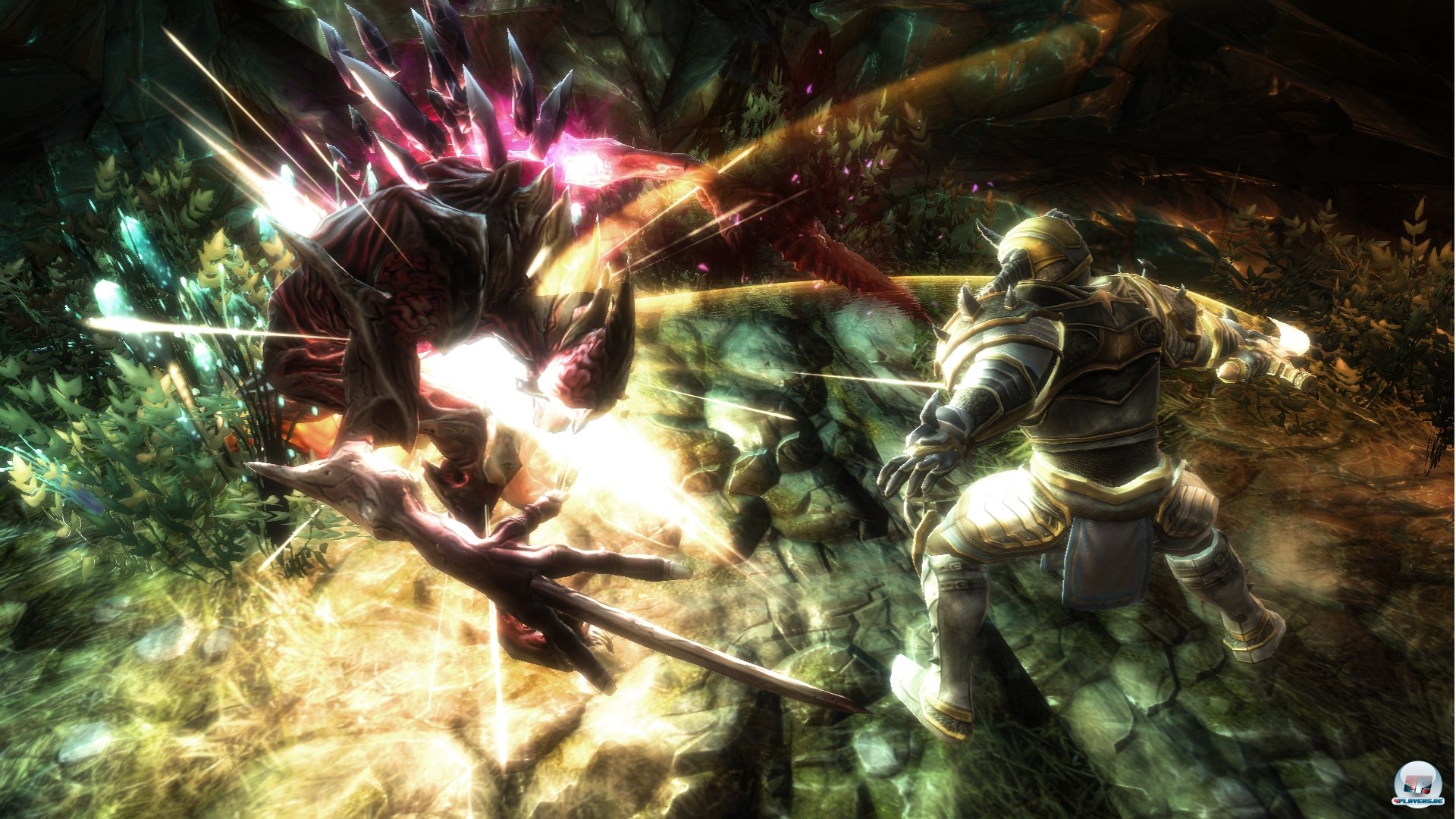 Die effektgeladenen K&auml;mpfe gehen locker von der Hand, sind aber unter dem Strich zu leicht.