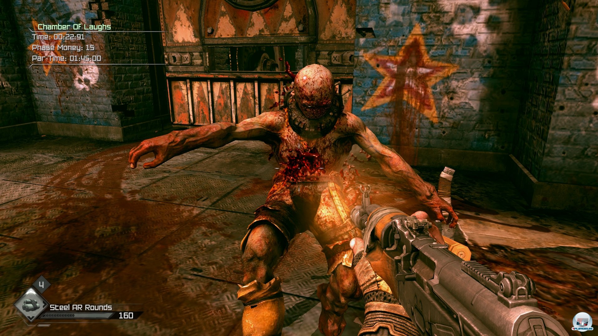 Flieg, Mutant, flieg! Die Rage-Waffen sind id-typisch sehr druckvoll und lassen sich mit zusätzlichen Munitionstypen noch mächtiger machen. Flieg, Mutant, flieg! Die Rage-Waffen sind id-typisch sehr druckvoll und lassen sich mit zusätzlichen Munitionstypen noch mächtiger machen.