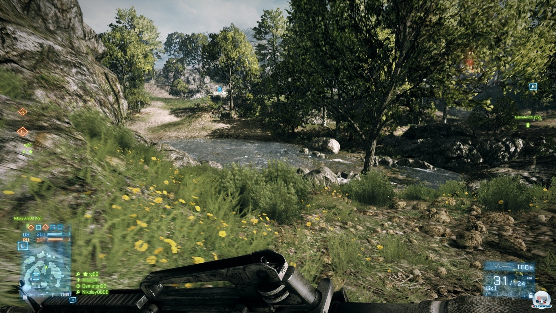 Die PC-Version lässt die Konsolenfassungen grafisch deutlich hinter sich zurück, hat allerdings mit ganz anderen Problemen zu kämpfen. Dennoch: Mit Abstand die beste aller BF3-Versionen. Die PC-Version lässt die Konsolenfassungen grafisch deutlich hinter sich zurück, hat allerdings mit ganz anderen Problemen zu kämpfen. Dennoch: Mit Abstand die beste aller BF3-Versionen.