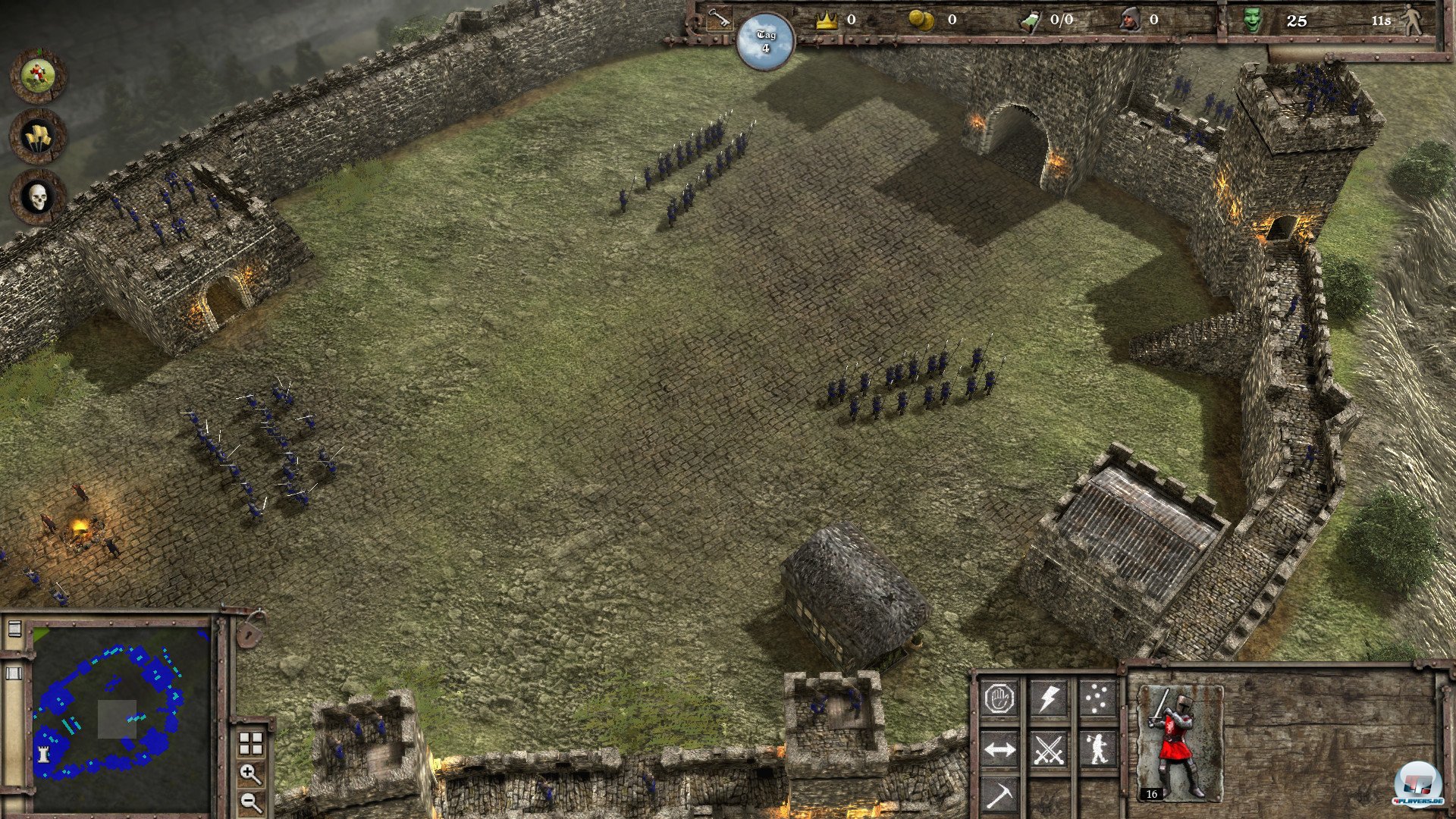 Selbst die Belagerungen machen keinen echten Spaß, da sie einen kaum reizen. Selbst die Belagerungen machen keinen echten Spaß, da sie einen kaum reizen.