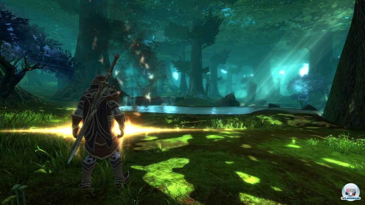 Offene Welt oder Schlauchlevels? Amalur bietet beides und nutzt Schl&auml;uche, um gro&szlig;r&auml;umige Areale miteinander zu verbinden.