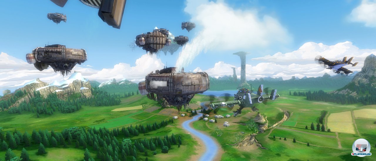 Was f&uuml;r ein Ausblick: Die Panoramen in der eigent&uuml;mlichen Welt von Sine Mora sehen schlichtweg atemberaubend aus.