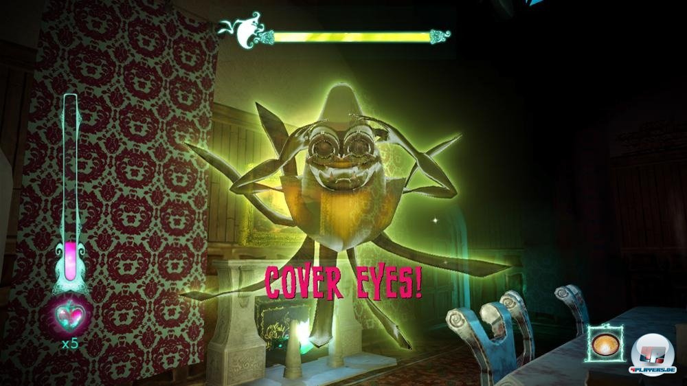 Die K&auml;mpfe gegen die Geister des Hauses sind kreativ konstruiert.