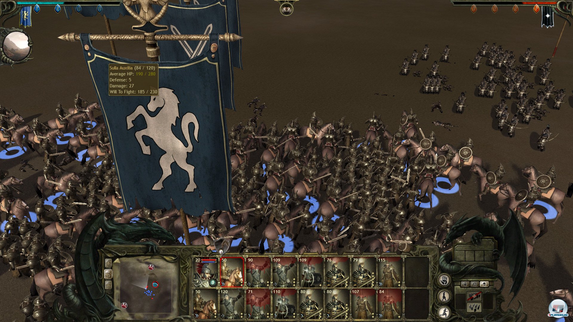 Das Schlachtfeld wirkt gr&ouml;&szlig;er und d&uuml;sterer als im Vorg&auml;nger.