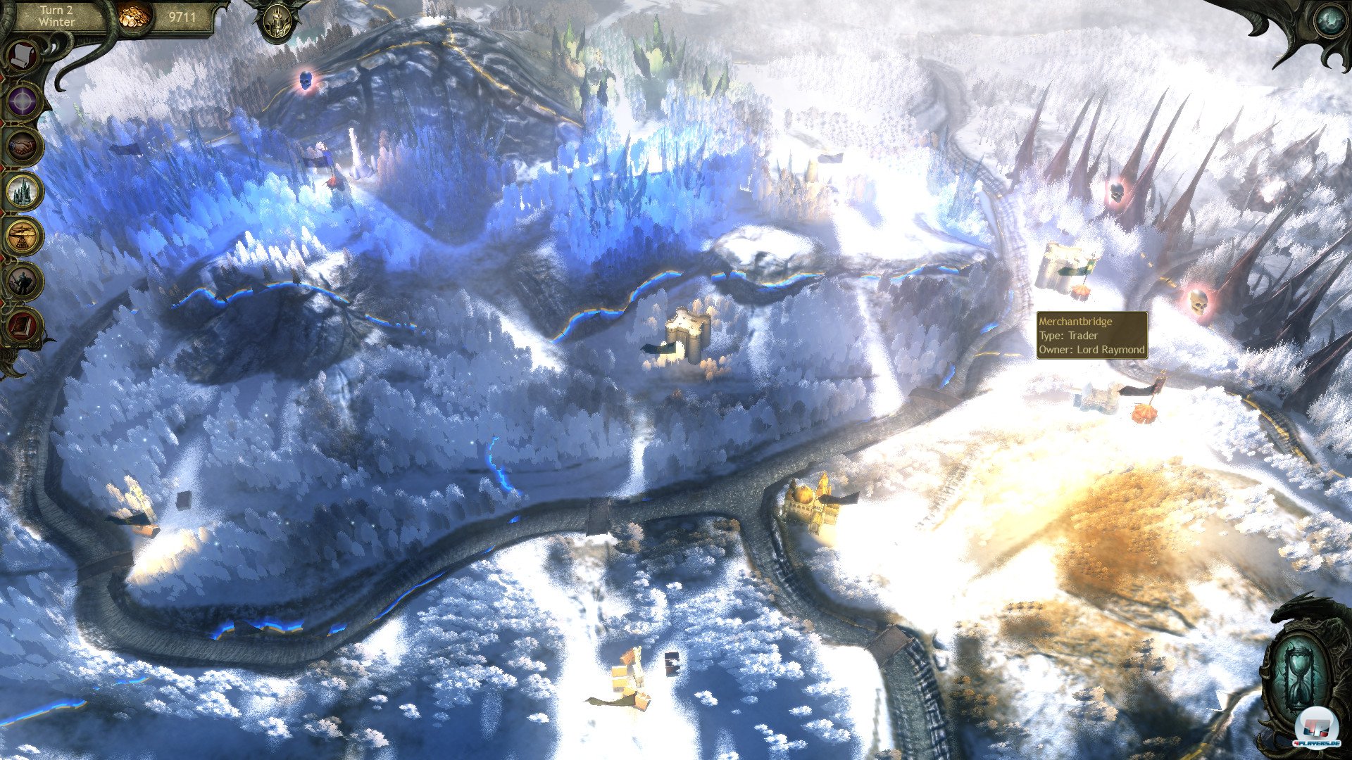 Im Spiel gibt's viele lokale Herrscher, die erst noch vom Mitmachen &uuml;berzeugt werden m&uuml;ssen. 