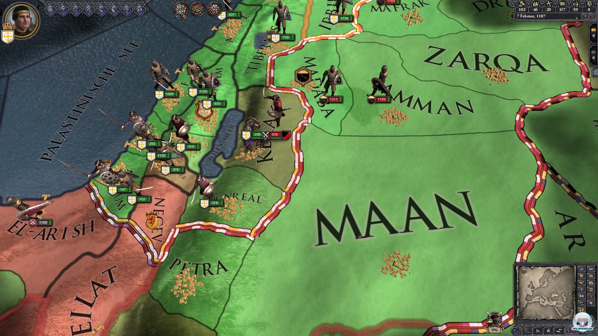 Ein Krieg gegen den gro&szlig;en Saladin ist nur mit Geduld und Spucke zu gewinnen.