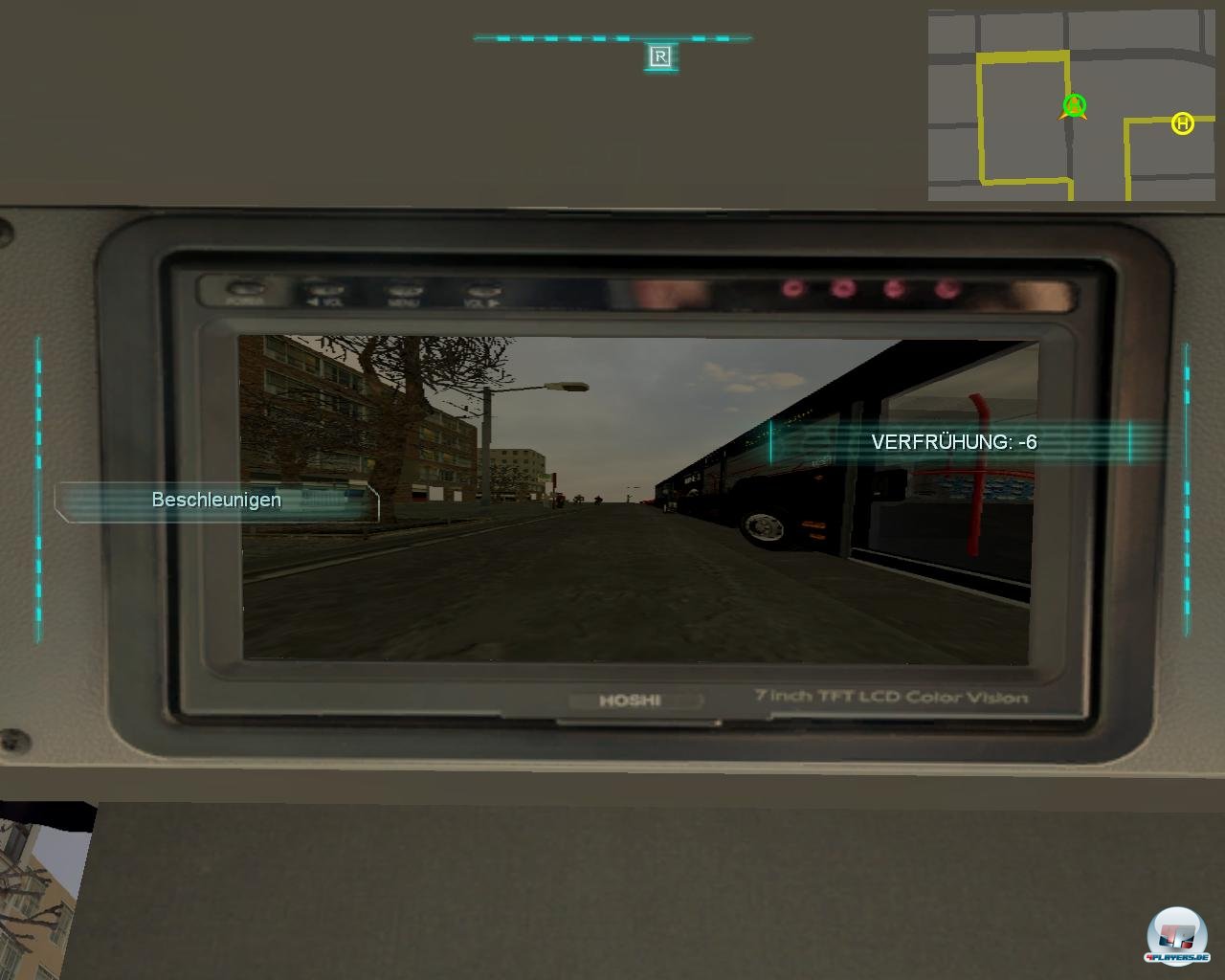 An alles wurde gedacht: Das Display der R&uuml;ckfahrkamera liefert das korrekte Bild in Echtzeit.