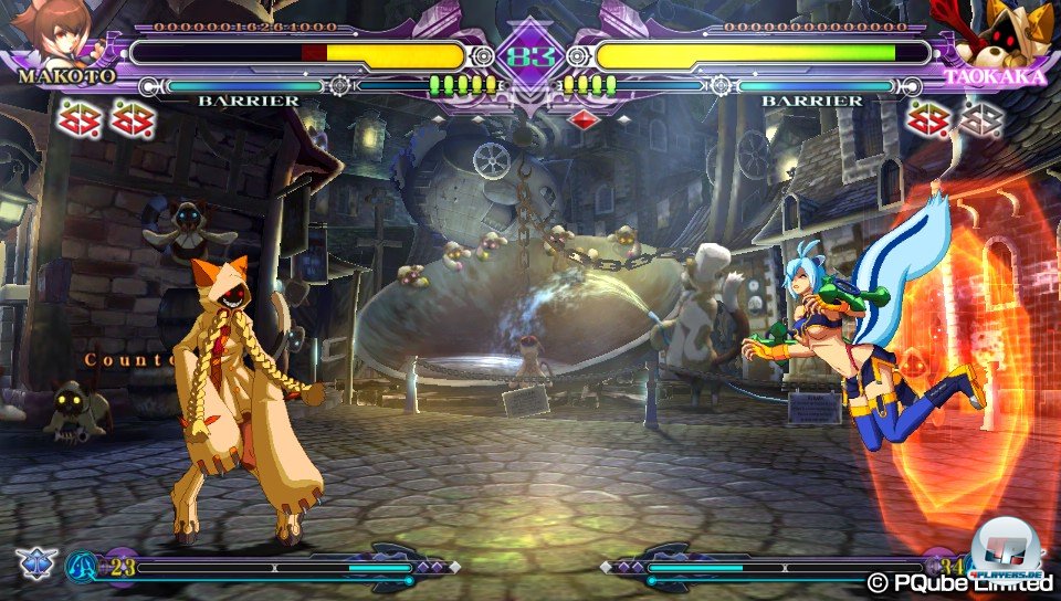 Die Vita-Fassung ist inhaltlich identisch zu den Konsolenversionen - und kann auch technisch gut mithalten. Hier im Bild der &raquo;Unlimited Mars&laquo;-Modus, an den sich nur Profis herantrauen sollten.