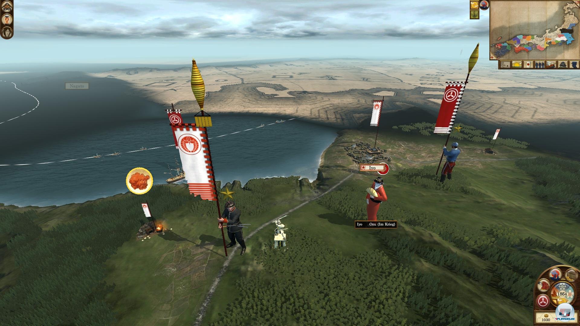 Je nach Einstellung reicht die Kampagne bis 1870 oder 1876; man muss eine bestimmte Zahl an Provinzen erobern (zw&ouml;lf bis 36) sowie weitere f&uuml;r Shogune oder den Tenno sichern (35 bis 65).