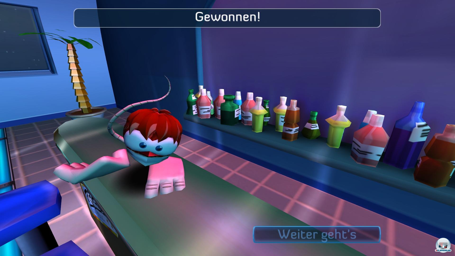 Kein Scherz, sondern bittere Realit&auml;t: Ziggys Siegestanz weckt Erinnerungen an seelige 3DFX-Zeiten. Im Gegenzug fallen die Hardware-Anforderungen &auml;u&szlig;erst moderat aus.