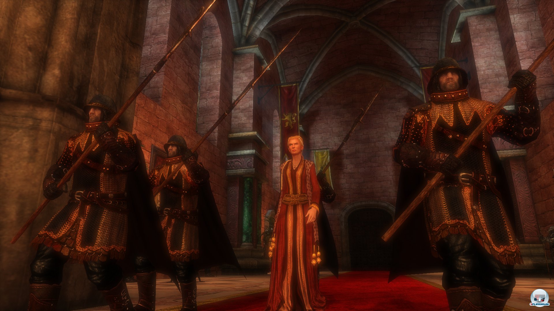 Zu den Tiefpunkten geh&ouml;rt das erste Treffen mit Cersei Lennister. Man kann die Lady plump von seinen Absichten &uuml;berzeugen...