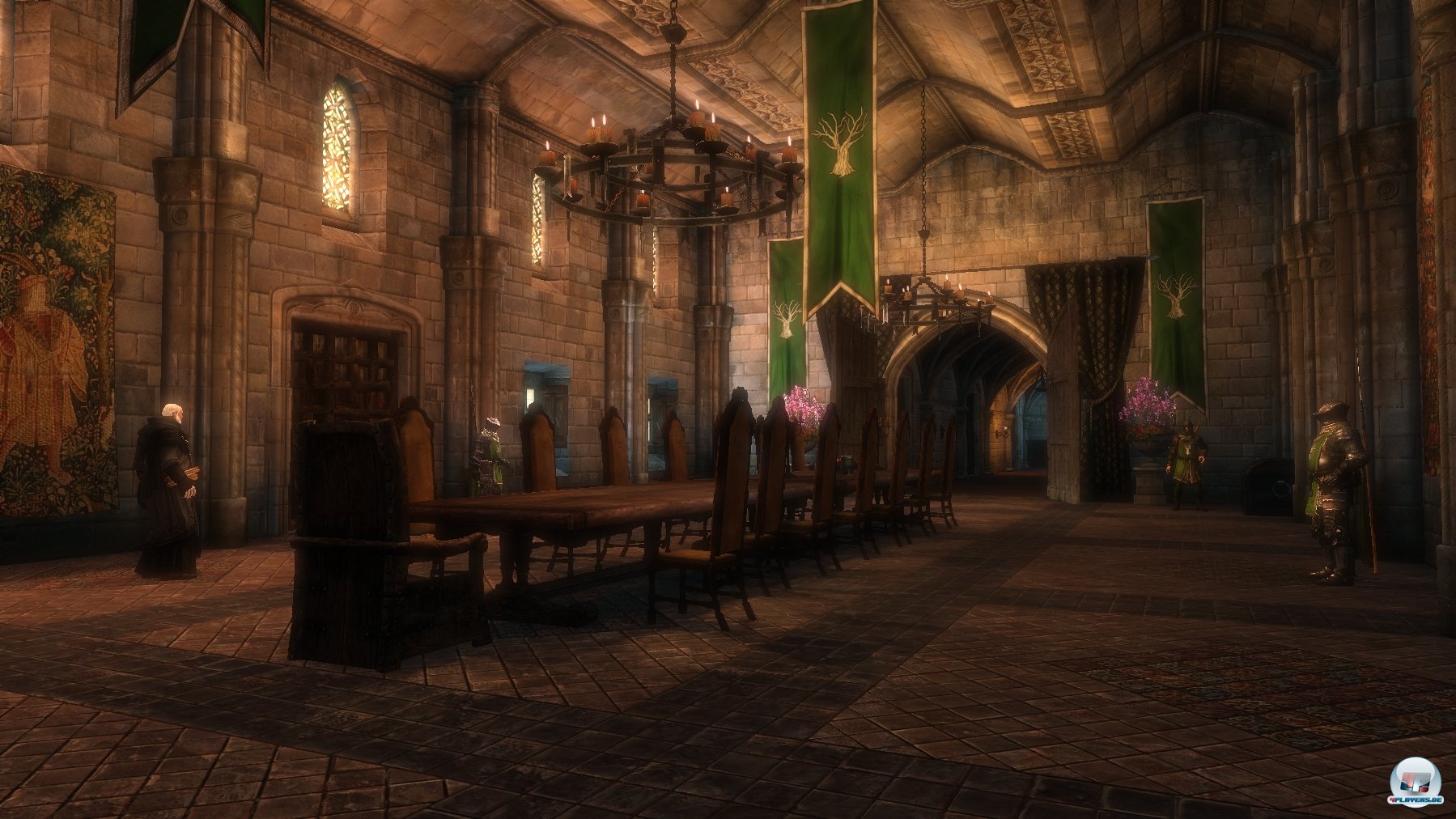 Obwohl Architektur und Kleidung stimmungsvoll aussehen, wirken St&auml;dte und Orte viel zu steril.