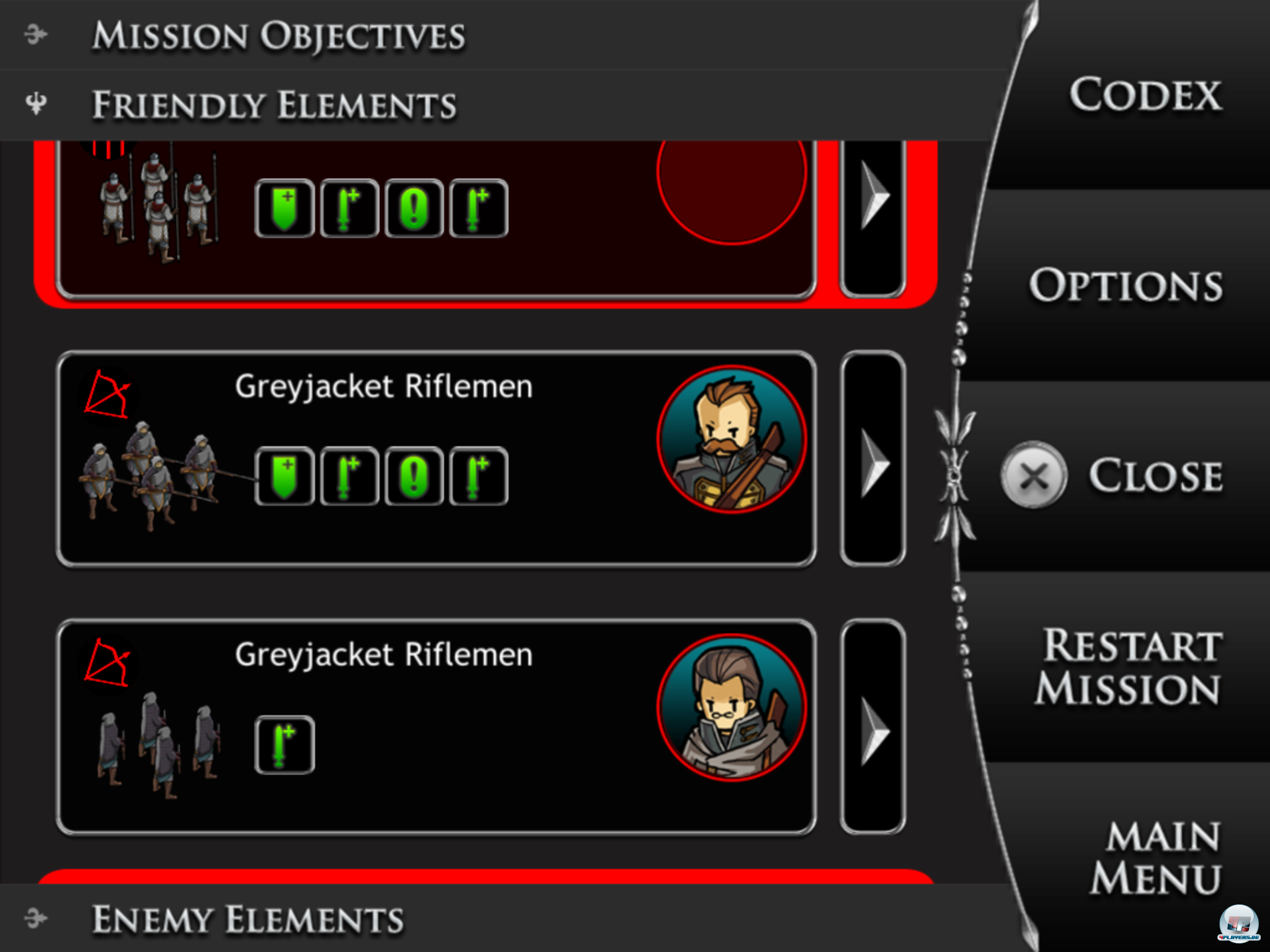 Es gibt zig Helden und Truppentypen: Der Codex l&auml;dt immer wieder zum St&ouml;bern ein.