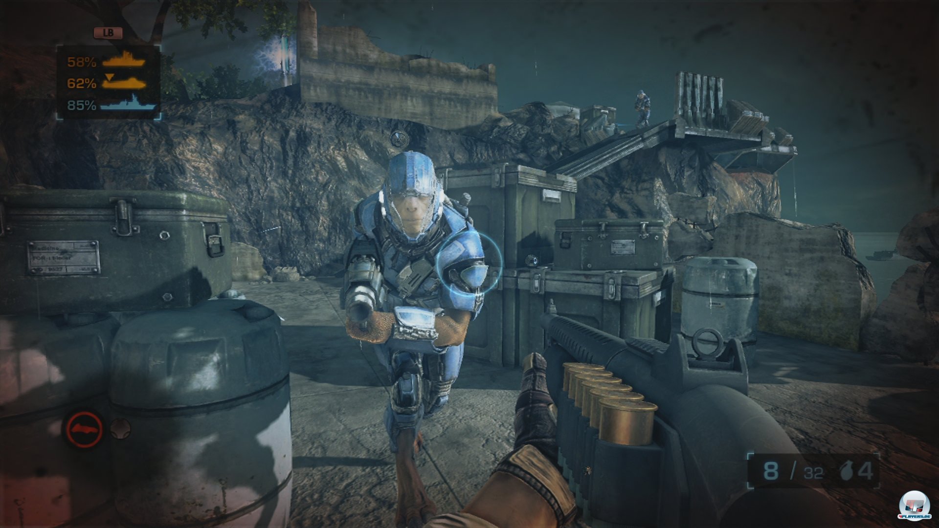 Shotgun, grimmiges Alien, generische Umgebung, schnarch - als Shooter ist Battleship unterste Kaj&uuml;te.