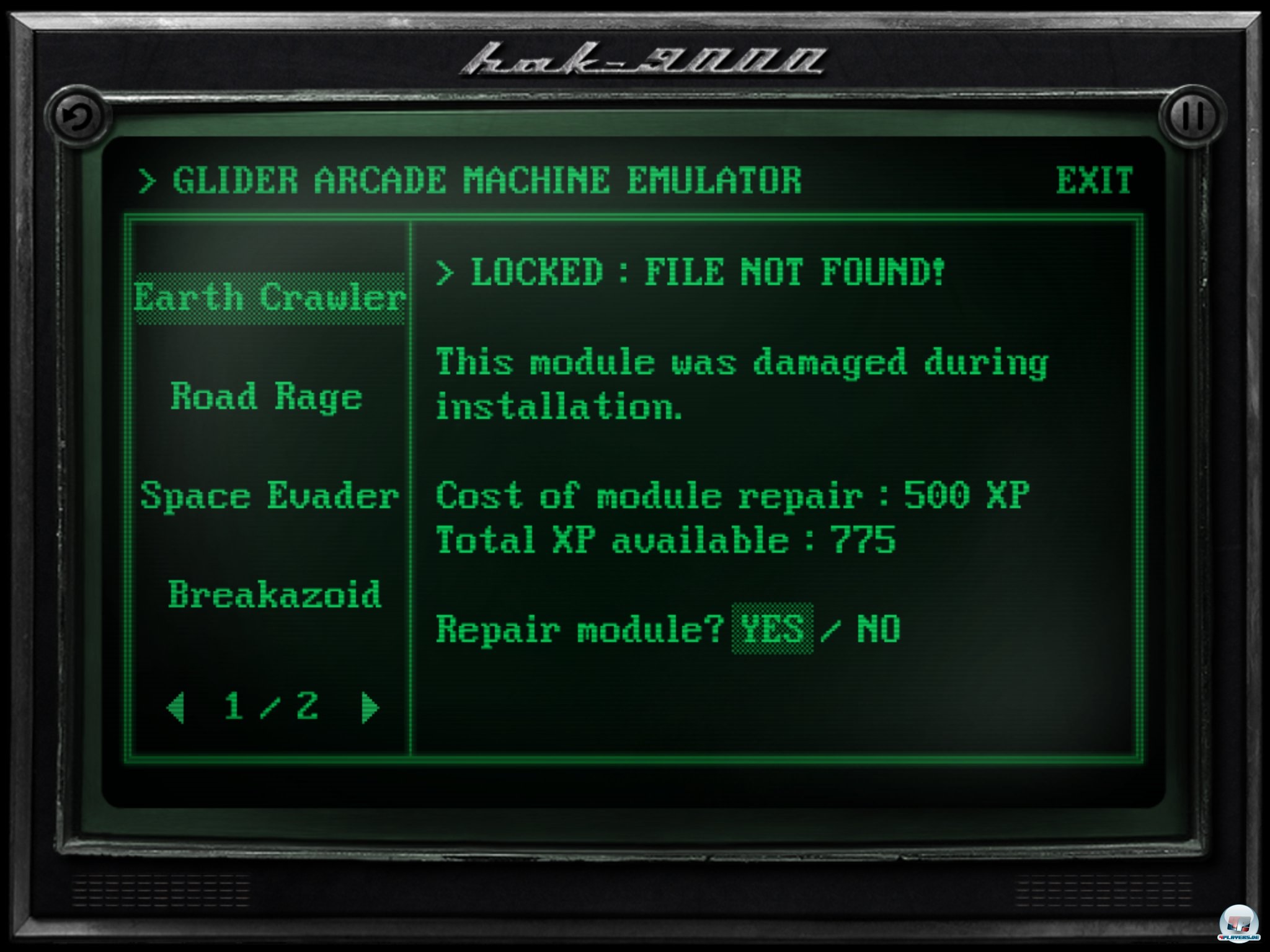 Wer E-Mails lesen will, muss sie erst dechiffrieren...das Spiel kann ganz sch&ouml;n knifflig werden.