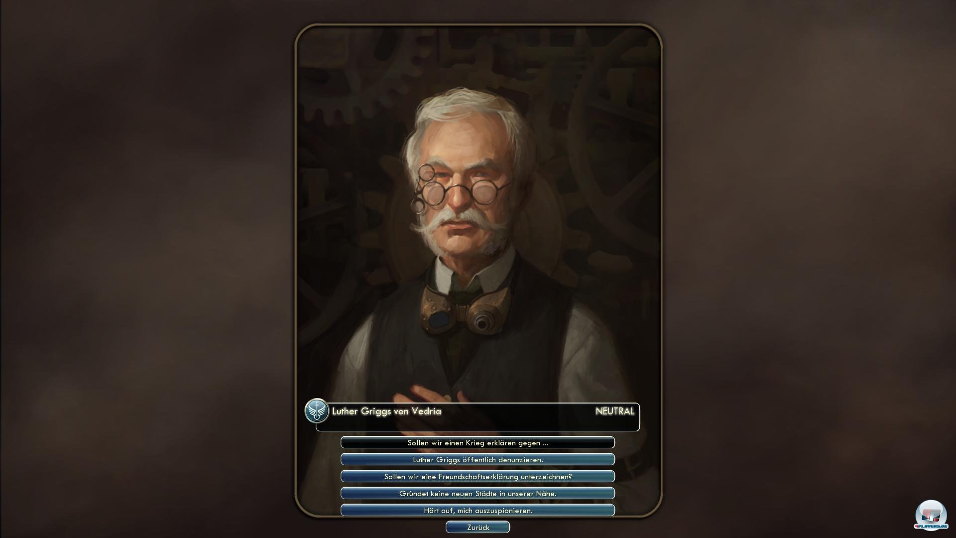 Die fiktiven Anf&uuml;hrer des Dampfzeitalters bleiben leider statische Portraits.