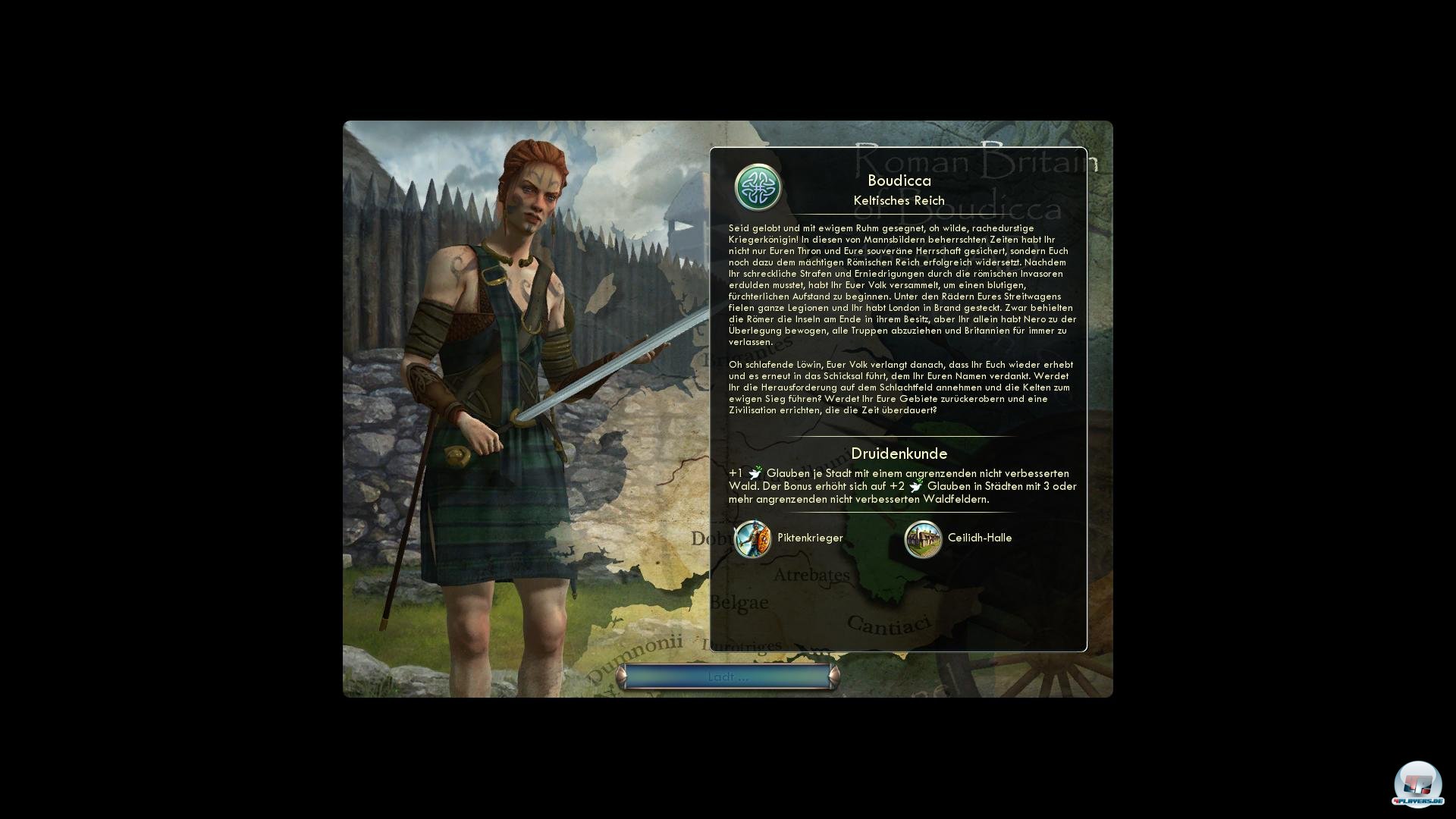 Die Keltenk&ouml;nigin ist die ideale Anf&uuml;hrerin f&uuml;r religi&ouml;se Taktiken.