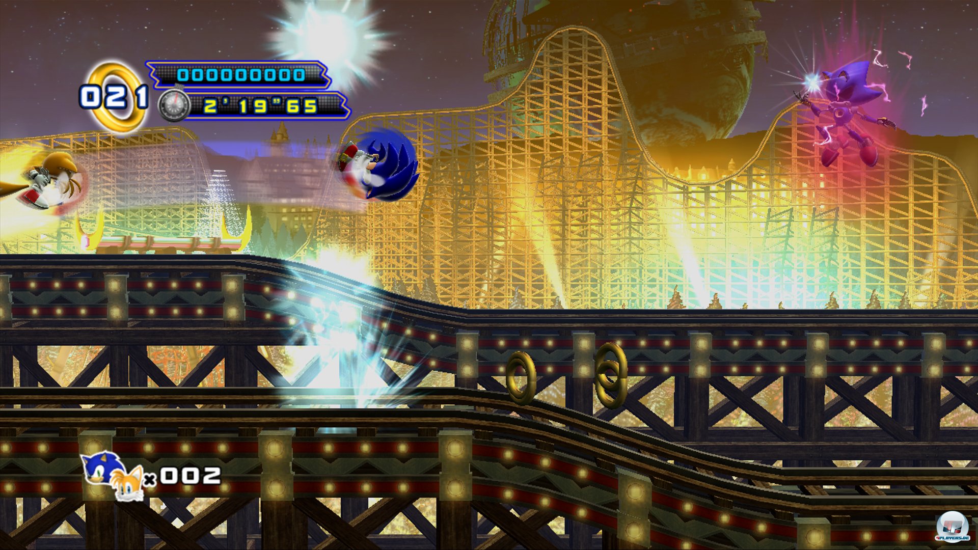 Grgunds&auml;tzlich ist das Spiel sehr leicht - lediglich die Bossk&auml;mpfe (hier gegen Metal Sonic) sind herausfordernder.