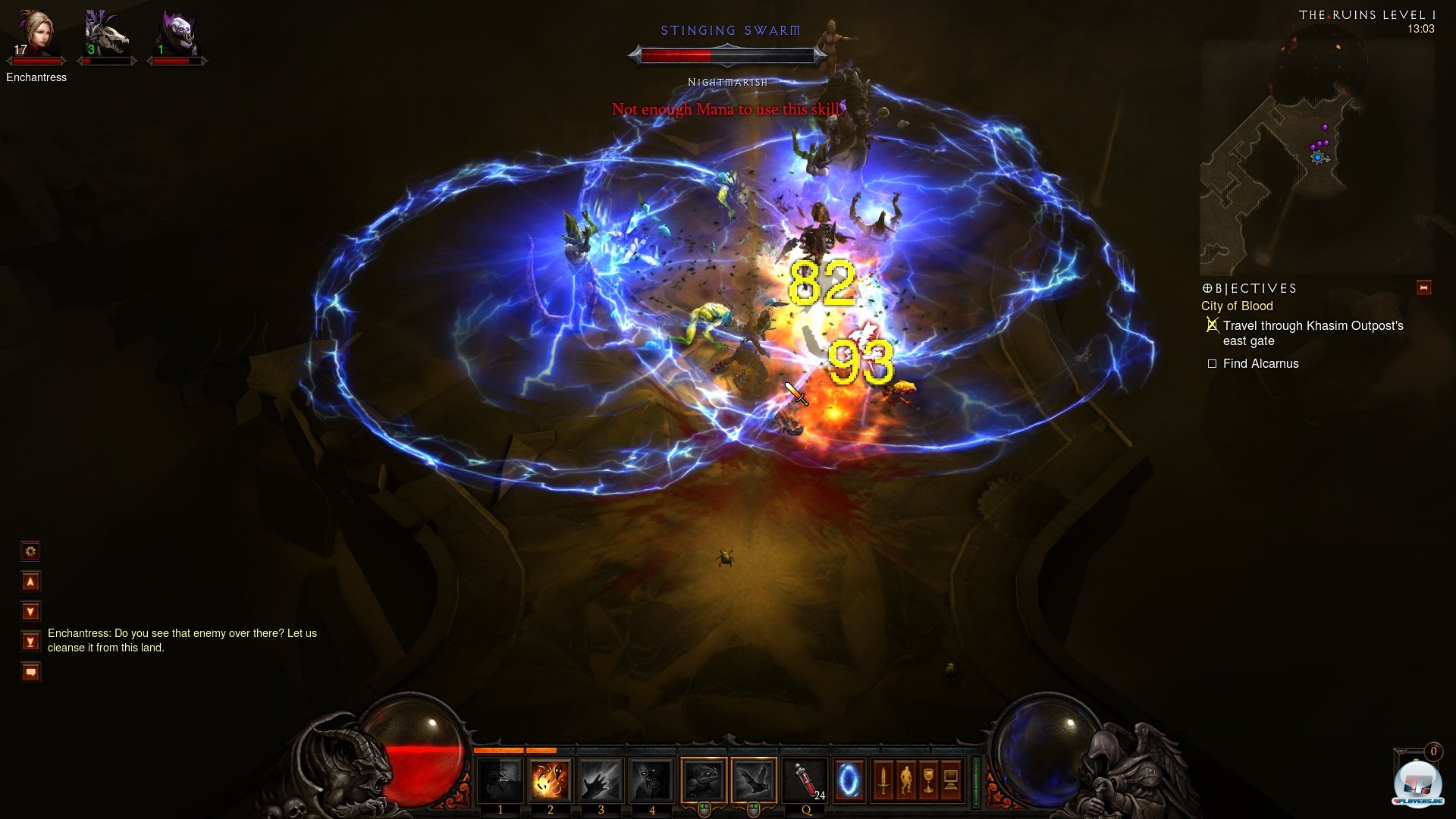 Schicke Effekte, stimmiges Design: Die Kulisse hinterl&auml;sst einen guten Eindruck.