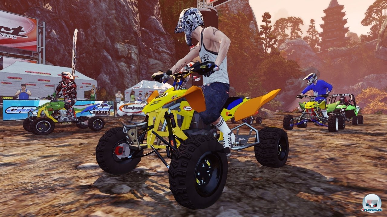 Passend zum Arcade-Konzept lassen sich die freigeschalteten Quads nur visuell aufmotzen. Passend zum Arcade-Konzept lassen sich die freigeschalteten Quads nur visuell aufmotzen.