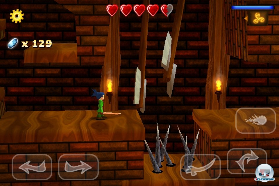 Nicht nur in den d&uuml;steren Dungeons lauern viele Gefahren - Swordigo ist zum Teil sehr anspruchsvoll!