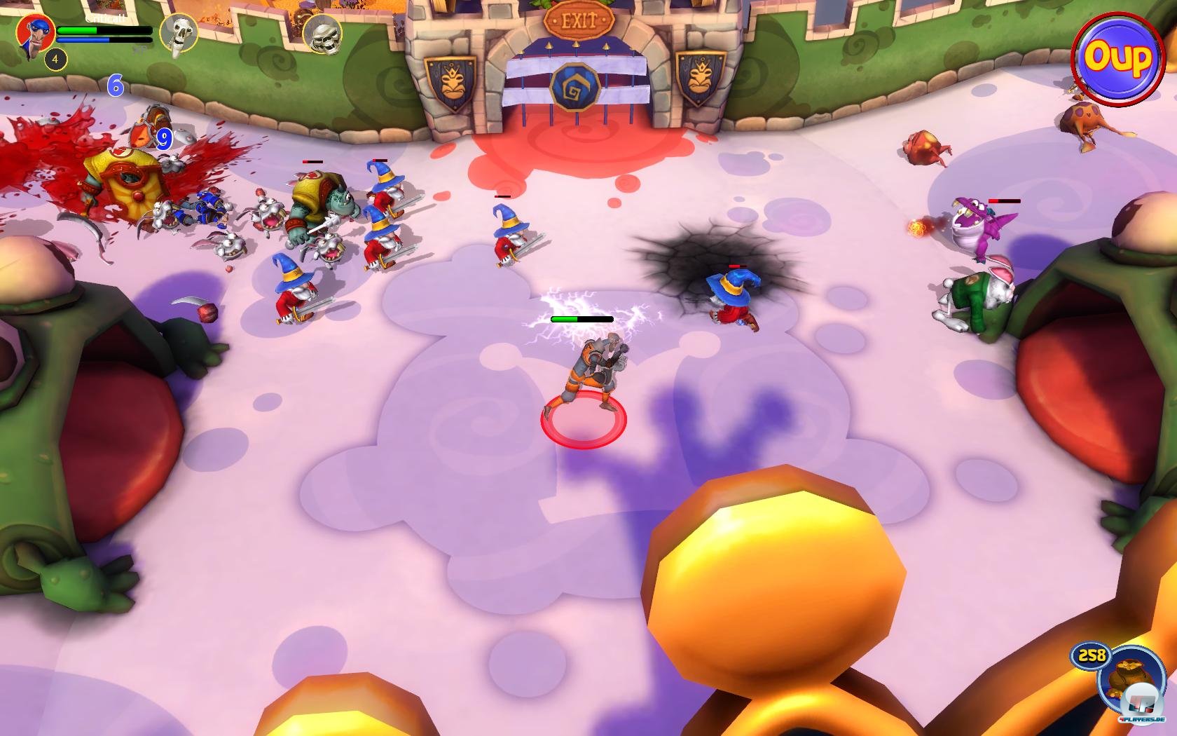 Die knallbunte knietschvergn&uuml;gte Kulisse steht im Gegensatz zum harten (und h&auml;ufig zufallsbasierten) Kampf ums &Uuml;berleben.